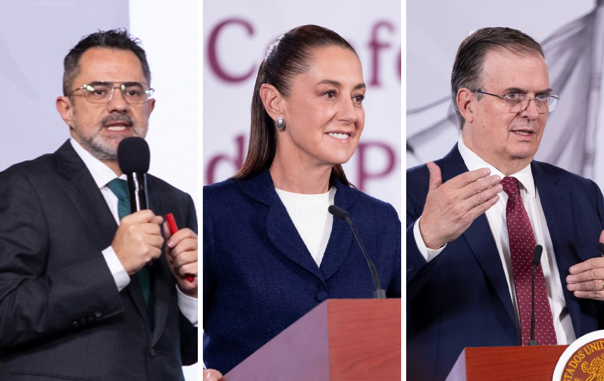 Conferencia de prensa en Palacio Nacioanl presidida por la presidenta Claudia Sheinbaum el 15 de diciembre. | Cortesía