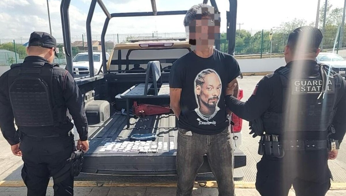 Detienen a joven por presunto narcomenudeo en Reynosa