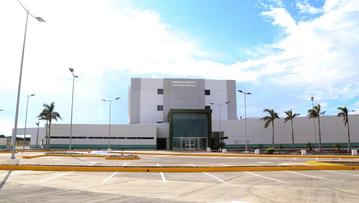 Hospital General del IMSS en Ciudad Madero está listo para arrancar en su primera fase. (Yazmín Sánchez)
