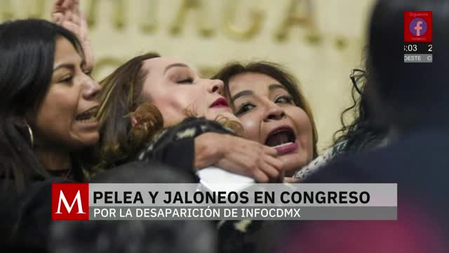 Jaloneos y golpes entre diputadas del congreso capitalino | Pedro Gamboa, 15 de diciembre de 2025