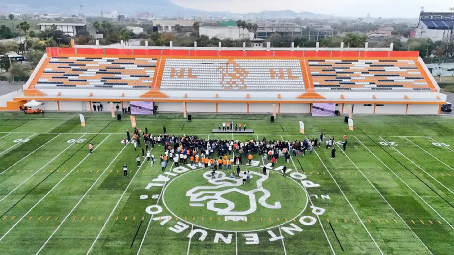 Samuel García entrega rehabilitación integral del Estadio Bicentenario en NL