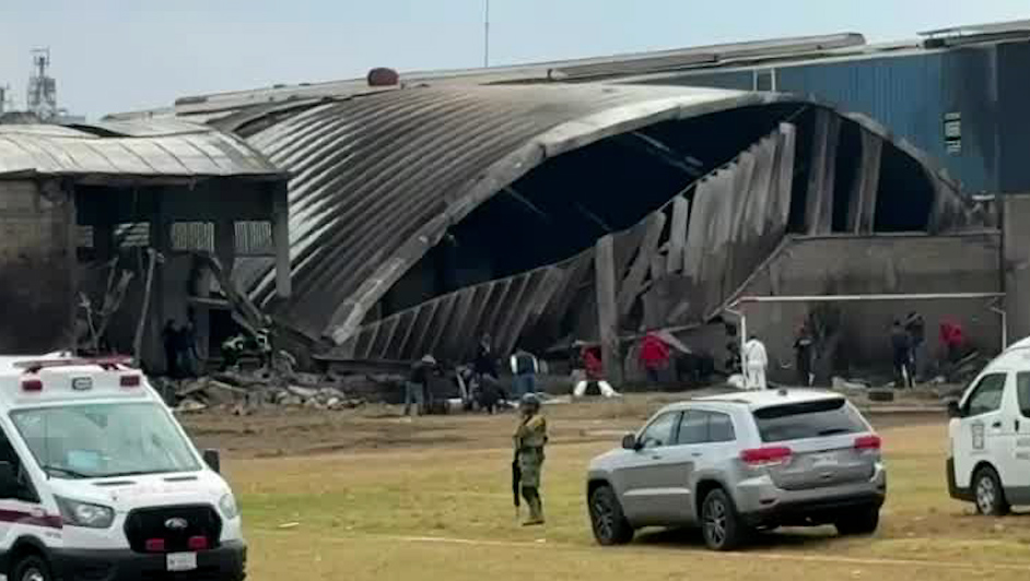 Avanzan diligencias en Toluca para la remoción de aeronave siniestrada