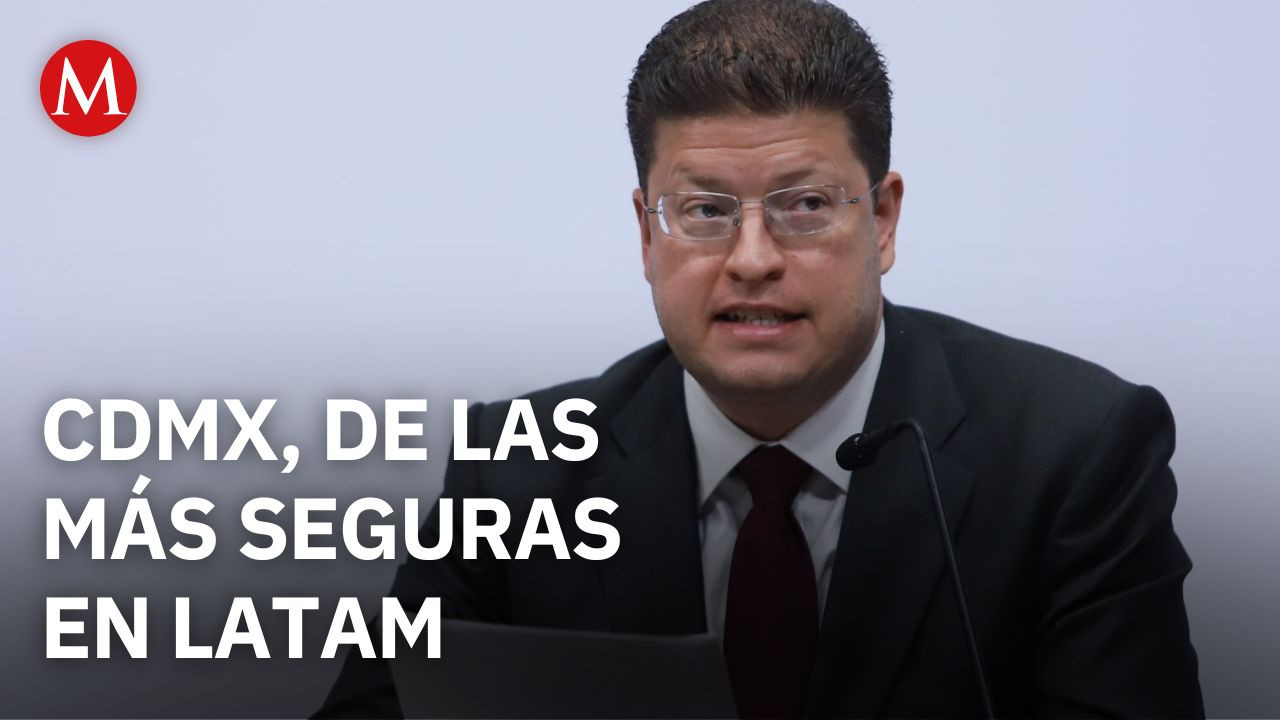 "CdMx, una de las metrópolis más seguras de América Latina": Pablo Vázquez.