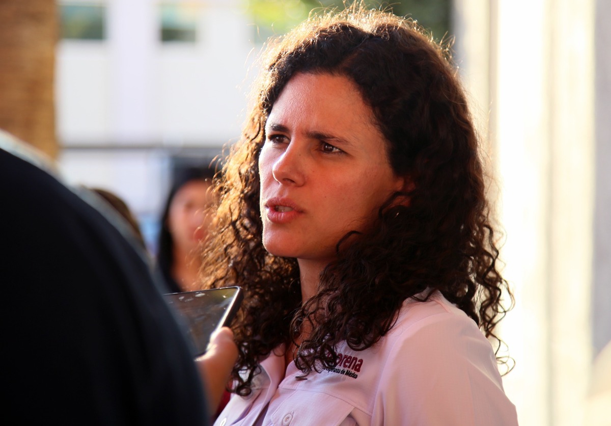 Dirigente nacional de Morena, Luisa María Alcalde.| Martín Piña.