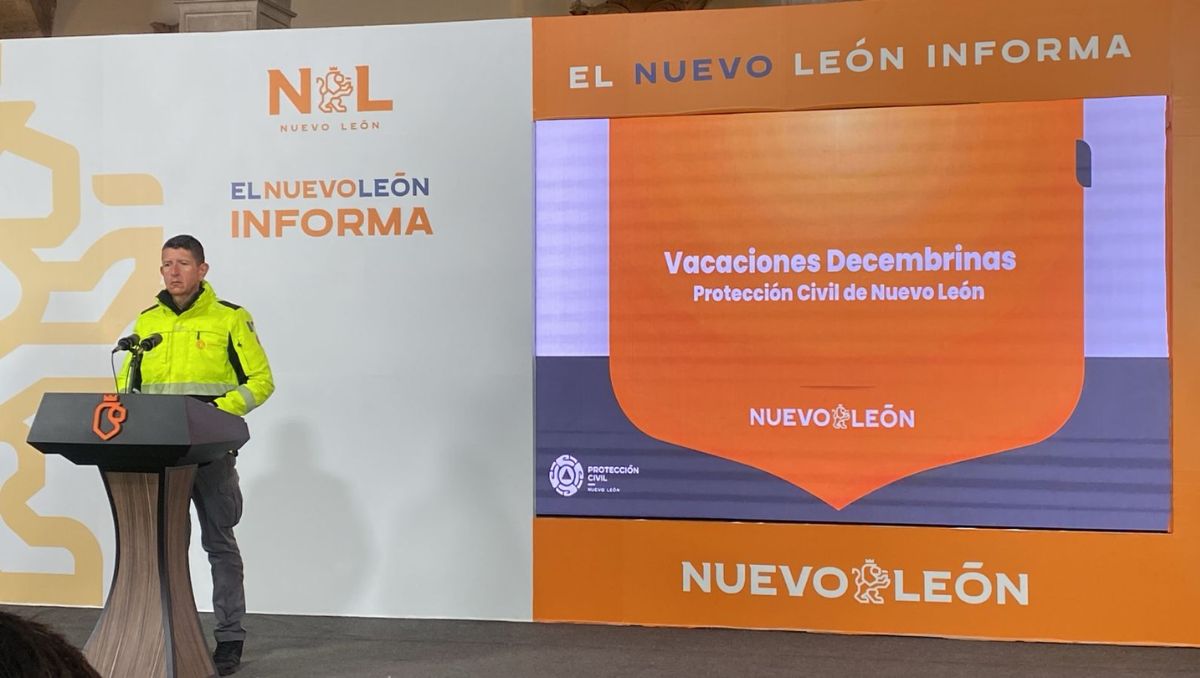 Erik Cavazos Cavazos, director de Protección Civil de Nuevo León. Erik Solheim Rocha