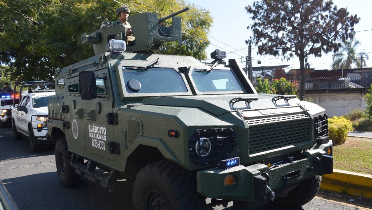 Ejército garantiza trazabilidad del aguacate con 'Ocelotl', vehículo que emula a los guerreros jaguar