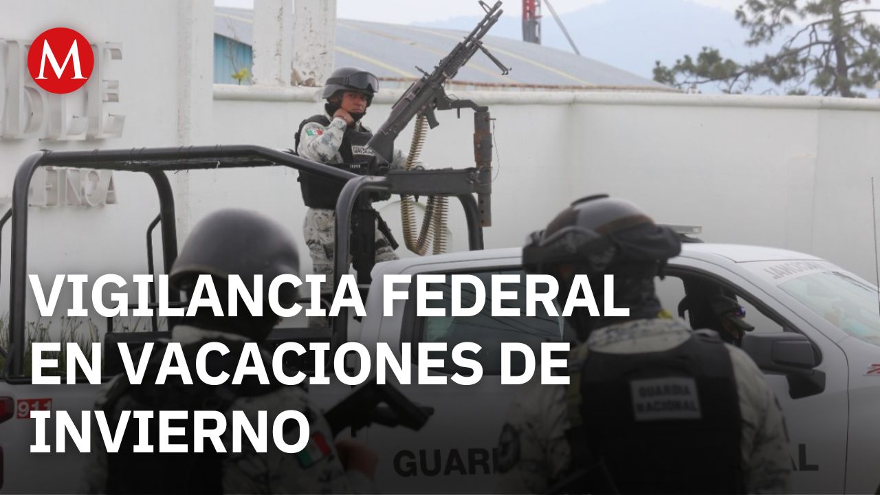 Guardia Nacional despliega plan de seguridad vacacional "Invierno 2025"