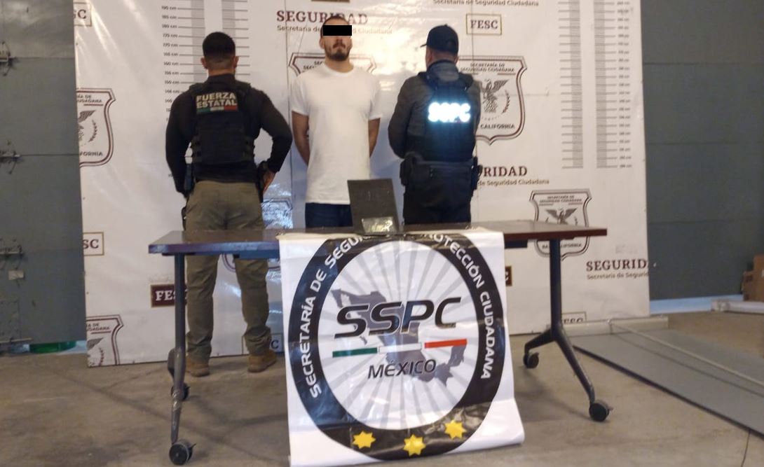 Detienen en Tijuana a hombre buscado en EU por homicidio y robo