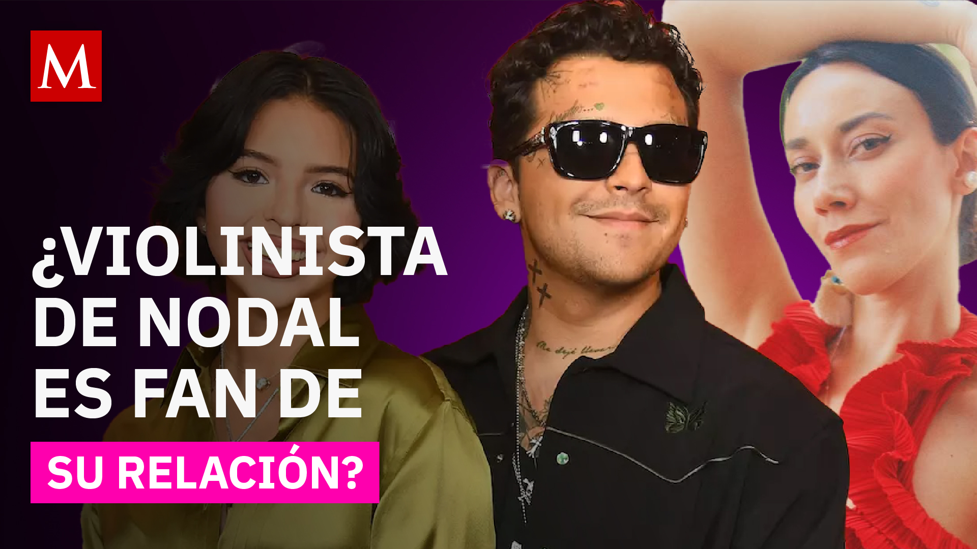 Insinúan que violinista de Nodal es “fan de su relación” con Ángela: ¿verdad o mentira?