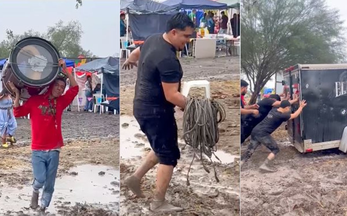 Músicos se divierten después de que su show fue cancelado. | Redes