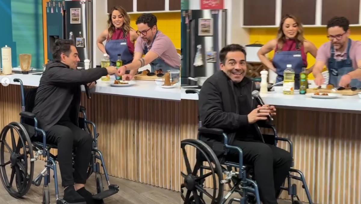 Omar chaparro reaparece en silla de ruedas en programa en vivo: ¿Qué le pasó? | VIDEO