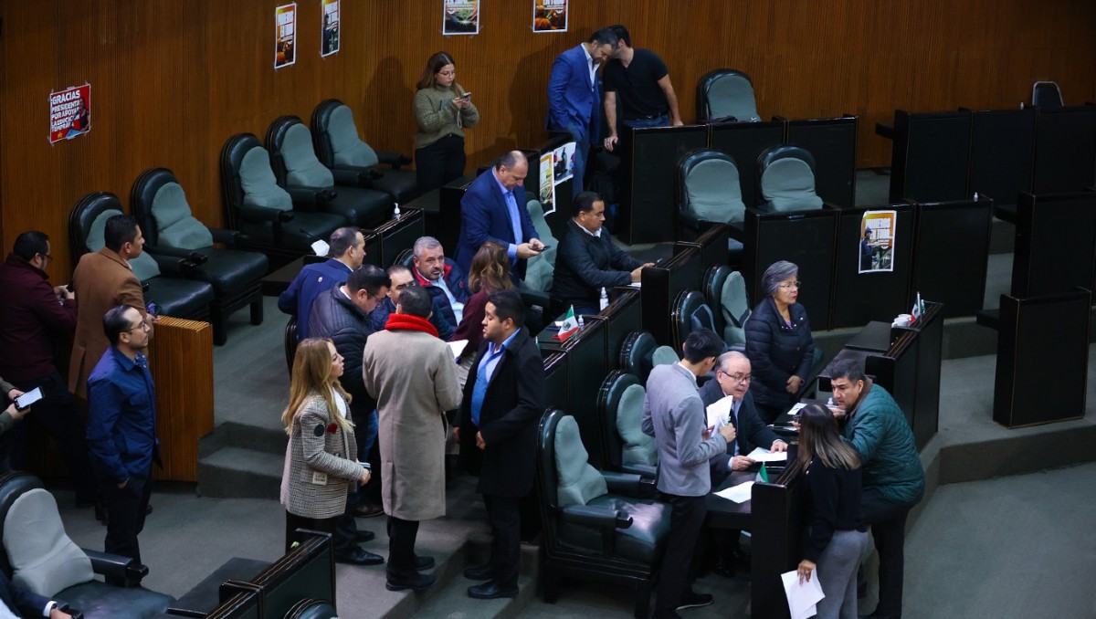 El PRI  optó por no hacer comentarios sobre el Presupuesto 2026. Foto: Jorge López