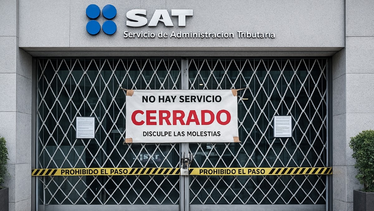 Las puertas del SAT permanecerán cerradas éste día | IA DISCOVER