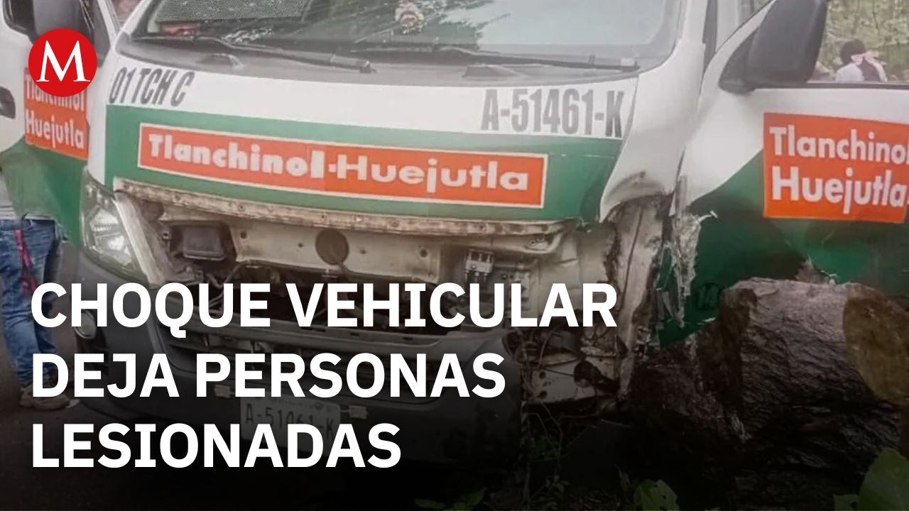 Servicios de emergencia atienden a doce personas heridas en la sierra de Hidalgo