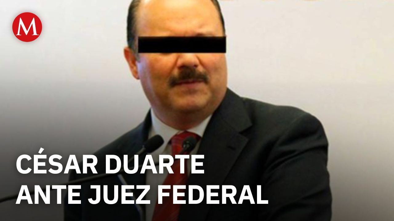 Vinculan a proceso a César Duarte por lavado de dinero en el penal del Altiplano