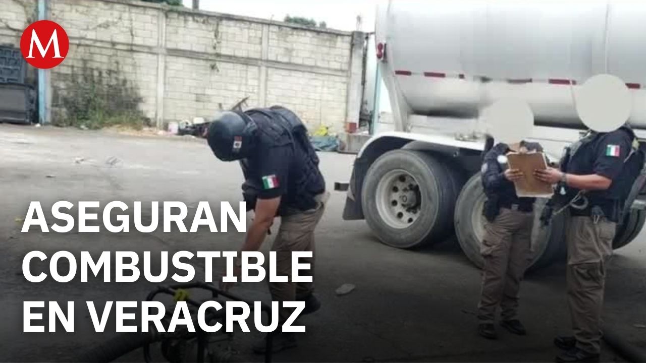 Autoridades veracruzanas aseguran treinta y dos mil litros de combustible