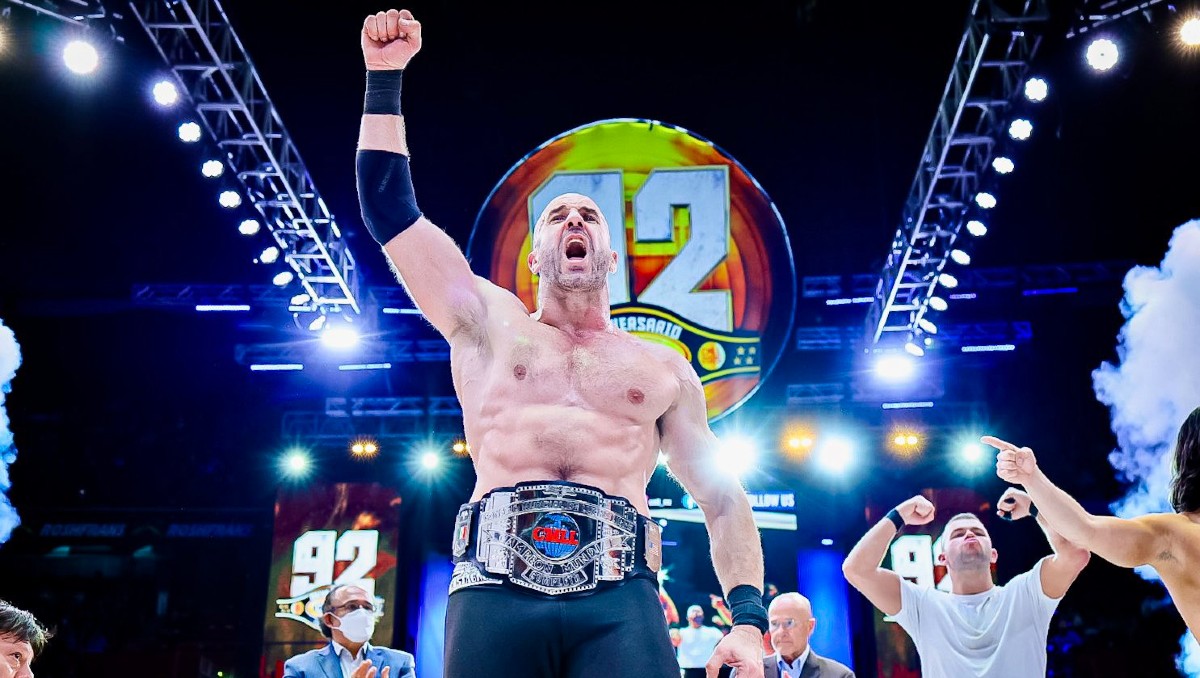 Claudio Castagnoli defenderá su título CMLL ante Último Guerrero en Dream Match Friday (X: @CMLL_OFICIAL)