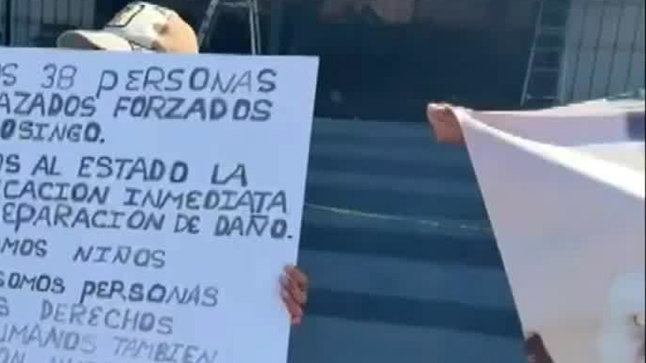 Desplazados de Nueva Palestina, Chiapas, piden reubicación segura