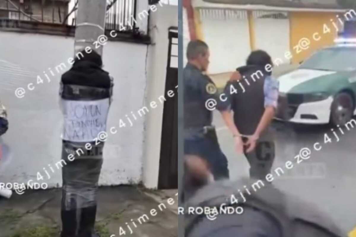 Emplayan y golpean a hombre acusado de vender licencias de conducir falsas en Tláhuac | Video