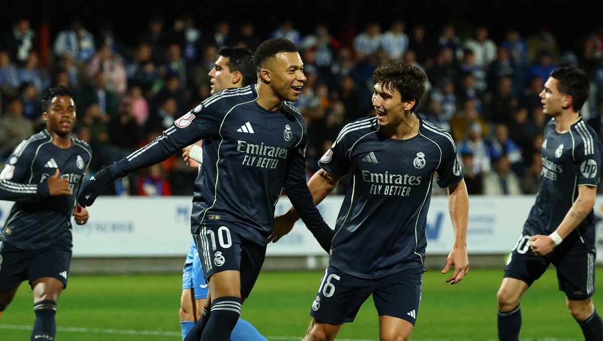 Mbappé y Lunin salvan al Real Madrid en Copa del Rey ante el Talavera (Reuters)
