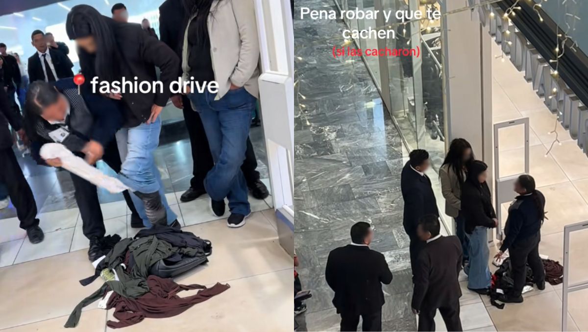 Las mujeres intentaron robar diversas prendas con un valor aproximado de 10 mil 159 pesos. Especial