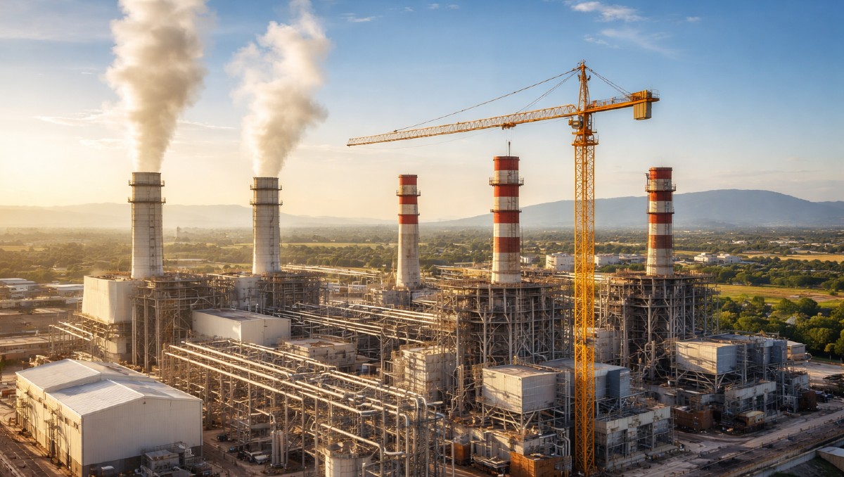 Las plantas de ciclo combinado permitirán fortalecer la soberanía energética del país. | Imagen ilustrativa creada con IA.