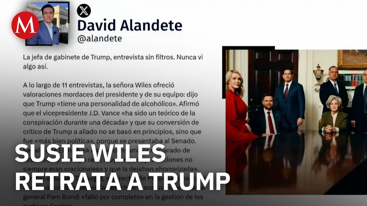 Susie Wiles jefa del gabinete de la Casa Blanca comenta sobre la personalidad de Trump