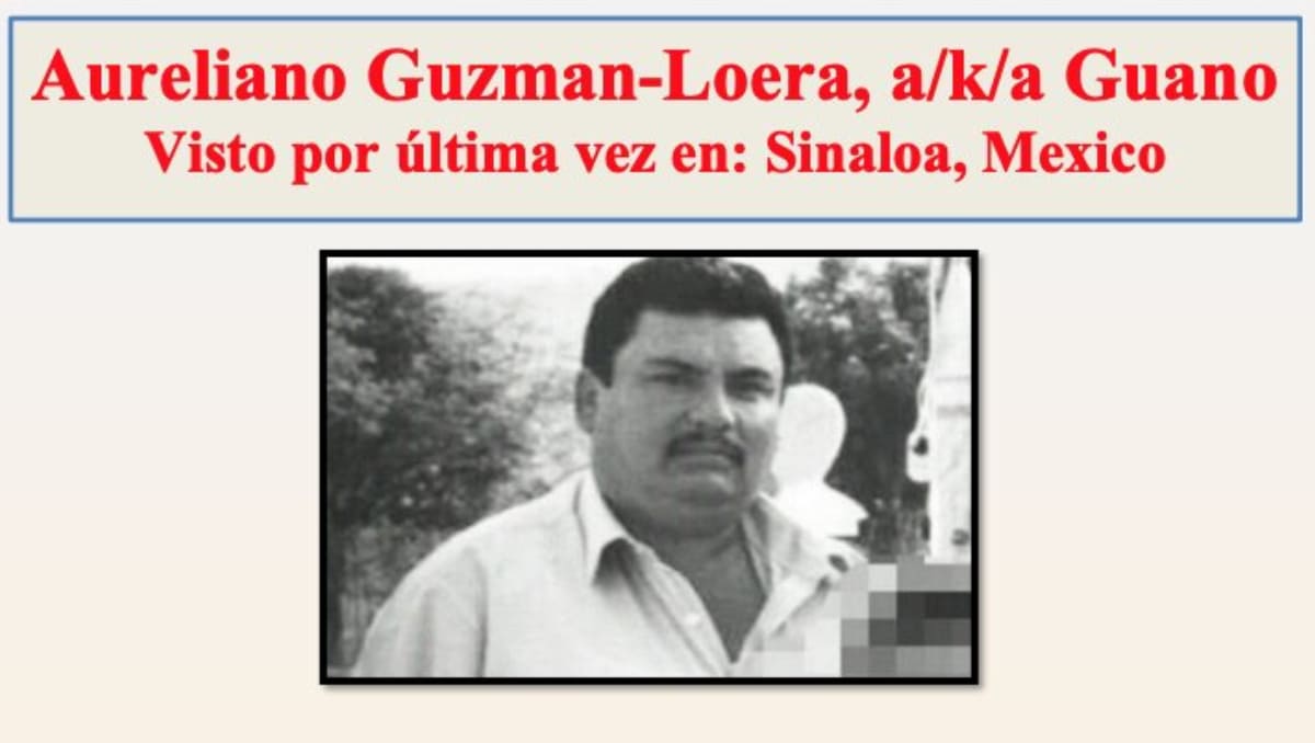 ¿Cuánto dinero ofrecen por 'El Guano'? Ésta es la recompensa que EU promete por información del hermano de 'El Chapo' Guzmán