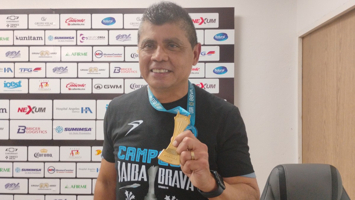 Marco Antonio "Chima" Ruiz, DT campeón con la Jaiba Brava. (Víctor Durán)