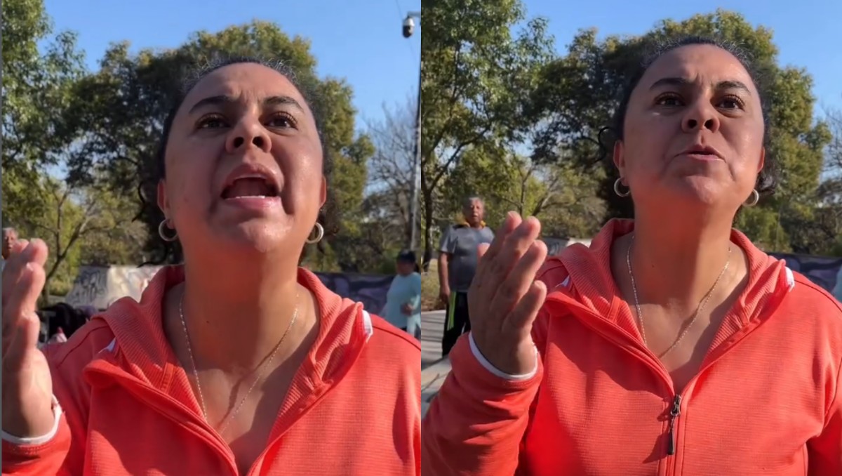 Mujer es apodada Lady Zumba tras agredir a un joven en Chapultepec. | FOTO. IG: @constantinosaulf
