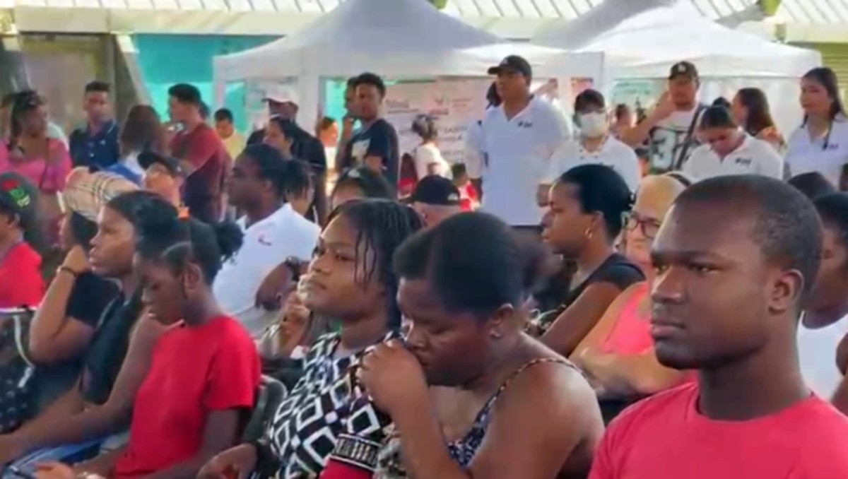 Personas migrantes son atendidas en Tapachula. (Captura de pantalla)