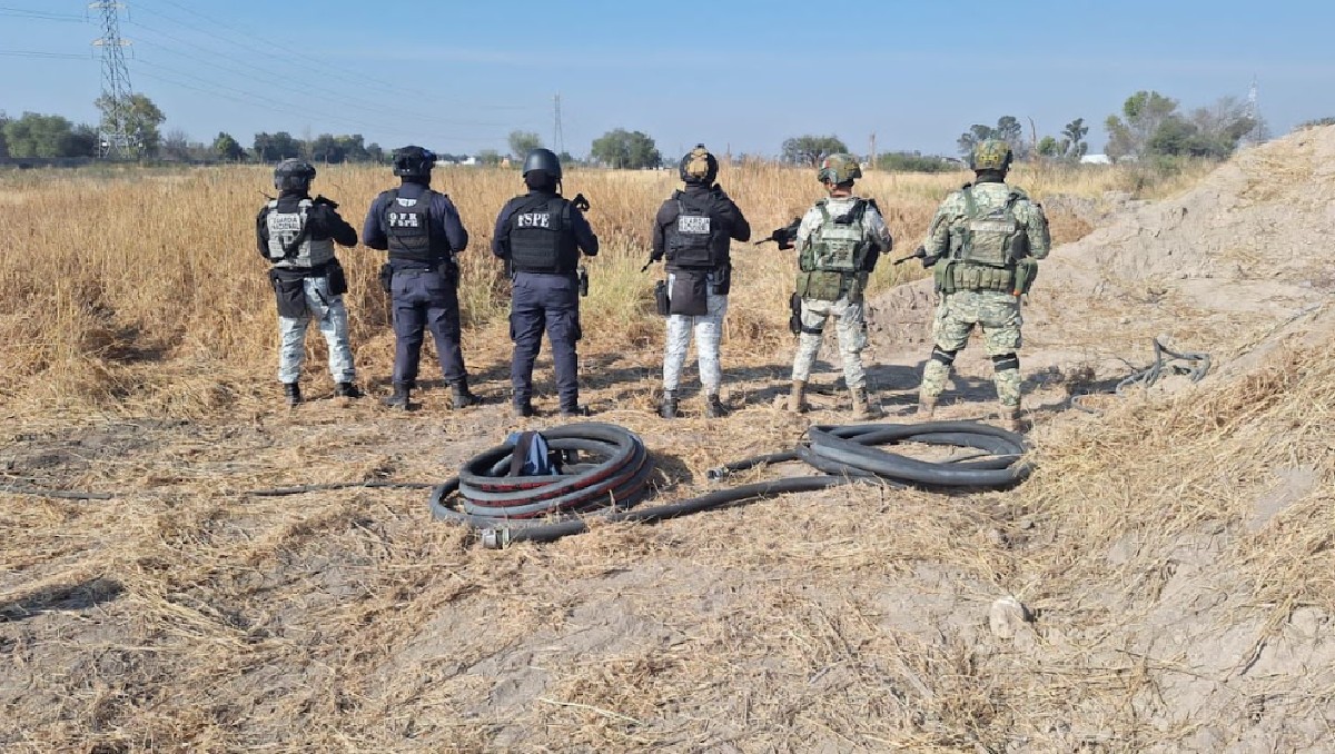 El resguardo de los lugares se llevó a cabo en coordinación con personal de Seguridad Física de Pemex. | Cortesía