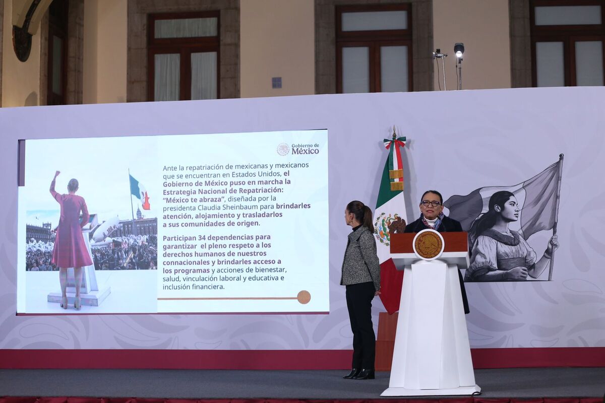 Rosa Icela Rodríguez presenta cifras del programa México te Abraza | Ariana Pérez