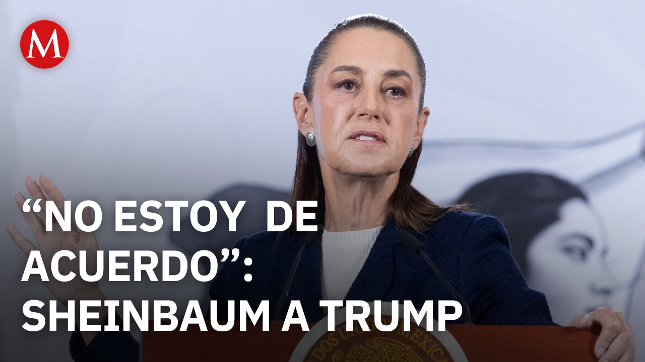 Sheinbaum muestra desacuerdo con dichos de Trump sobre migrantes