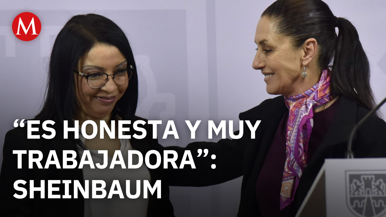 Sheinbaum resalta a Esthela Damián Peralta como una mujer muy honesta y trabajadora