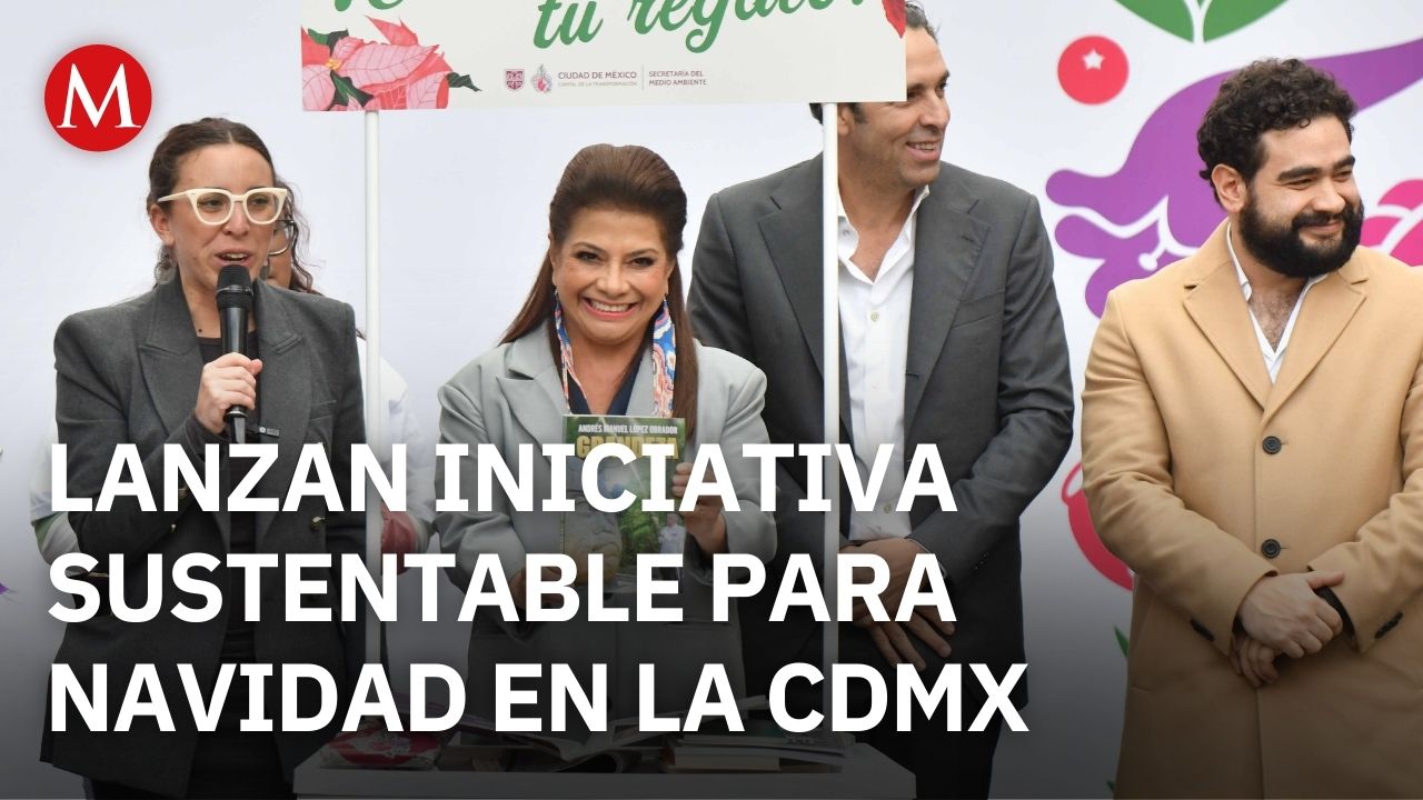 Brugada lanza la iniciativa “Porque te quiero, que esta Navidad sea sustentable” en la CdMx