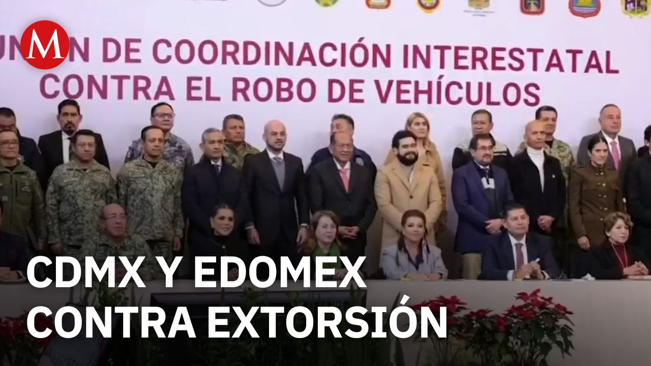 CdMx y Edomex acuerdan acciones para erradicar la extorsión