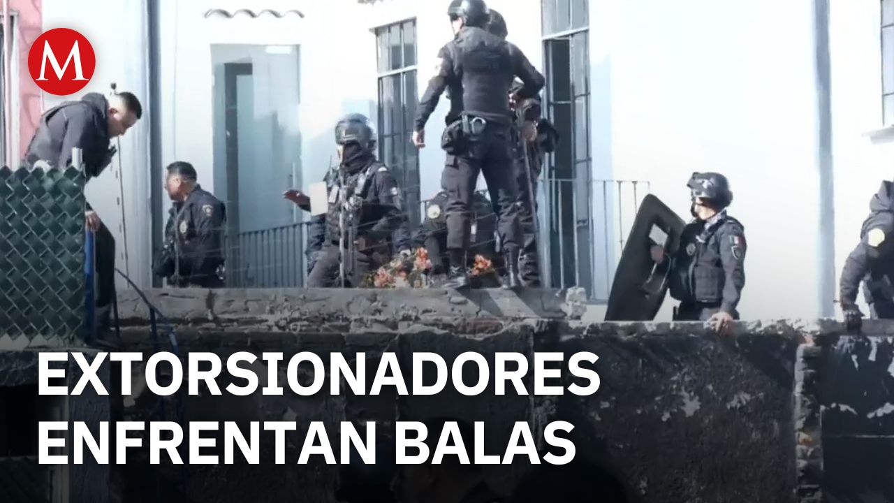 Seis detenidos y un policía herido tras tiroteo contra extorsionadores en Cuauhtémoc