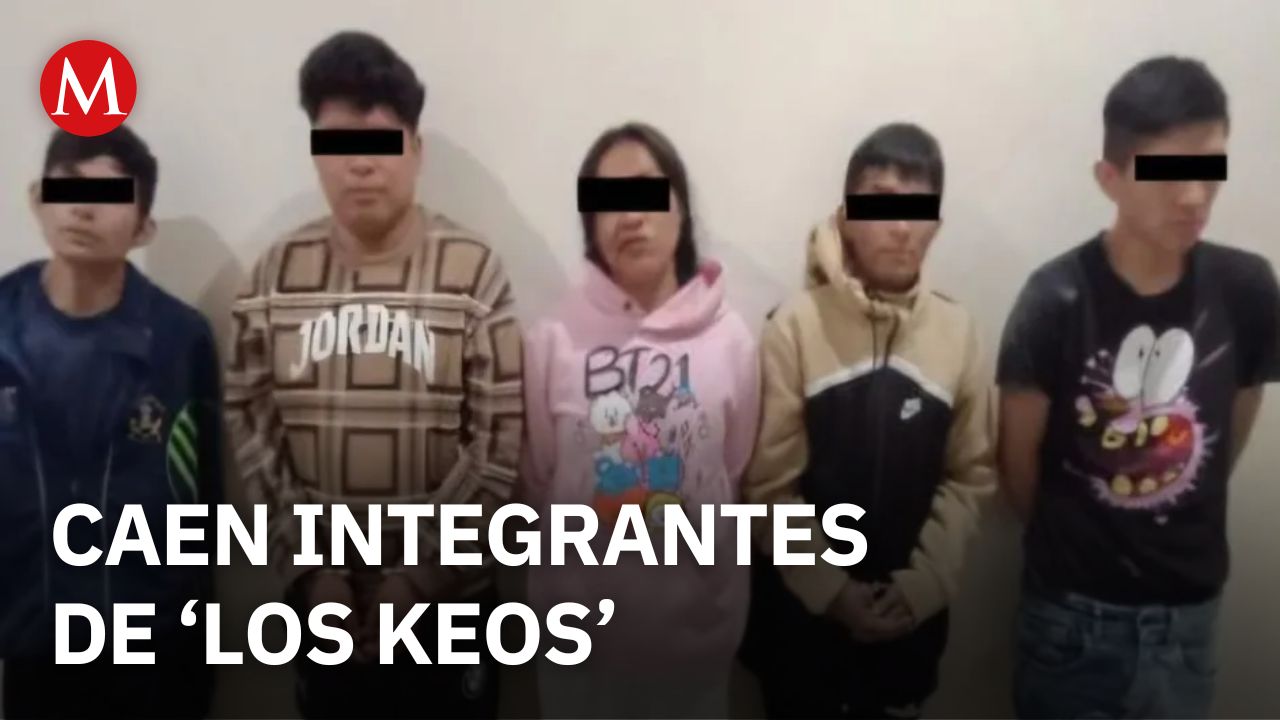 Detienen a integrantes de "Los Keos" ligados a robo y narcomenudeo en Puebla