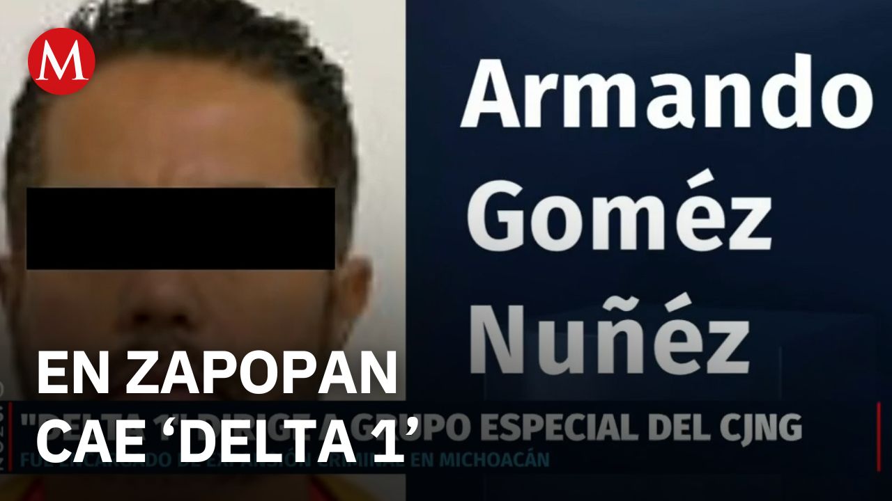 Detienen nuevamente a 'Delta 1' líder de operaciones del CJNG en Zapopan