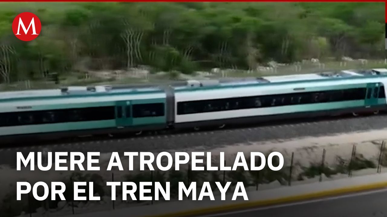 Hombre muere arrollado por el Tren Maya en el sureste de México