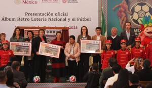 Lotería Nacional lanza billetes conmemorativos rumbo al Mundial 2026
