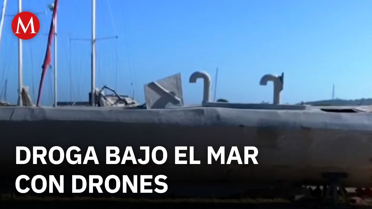 Narcos colombianos utilizan sumergibles a control remoto para traficar drogas