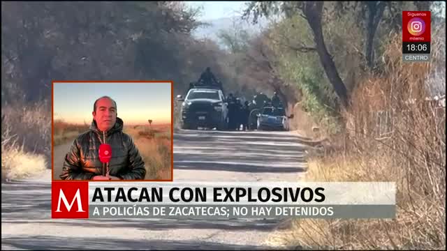 Policías son emboscados con explosivos en Zacatecas | Milenio Noticias, 19 de diciembre de 2025