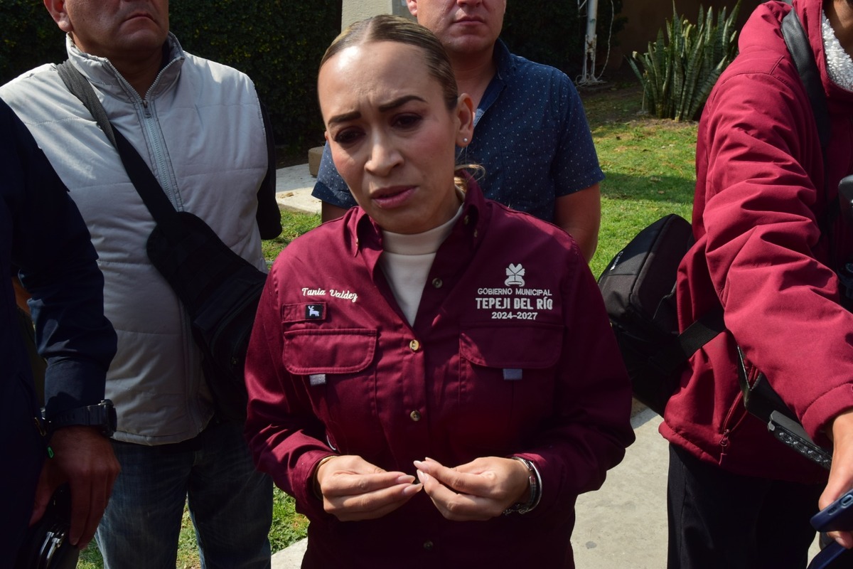 Presidenta municipal de Tepeji del Río, Tania Valdez Cuéllar. (Francisco Villeda)