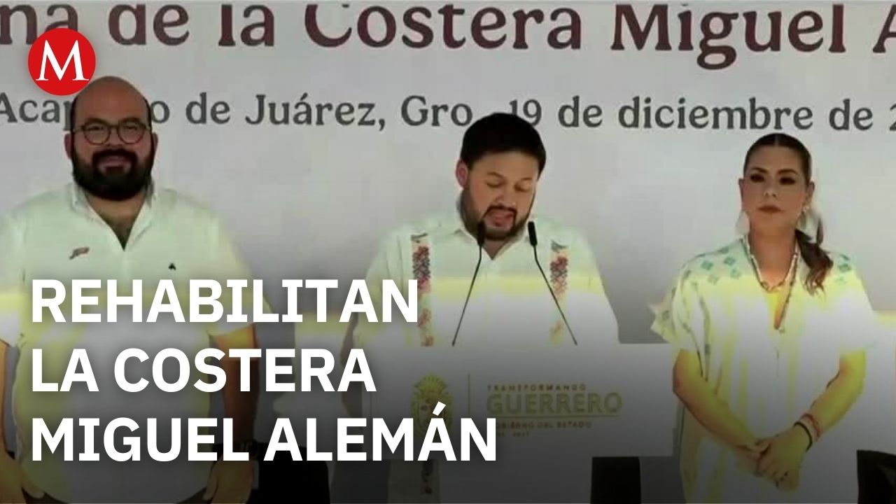 Reportan inversión millonaria para la rehabilitación de la costera Miguel Alemán