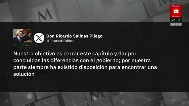 Sheinbaum llama a Salinas Pliego a pagar sus impuestos | Pedro Gamboa, 19 de diciembre de 2025