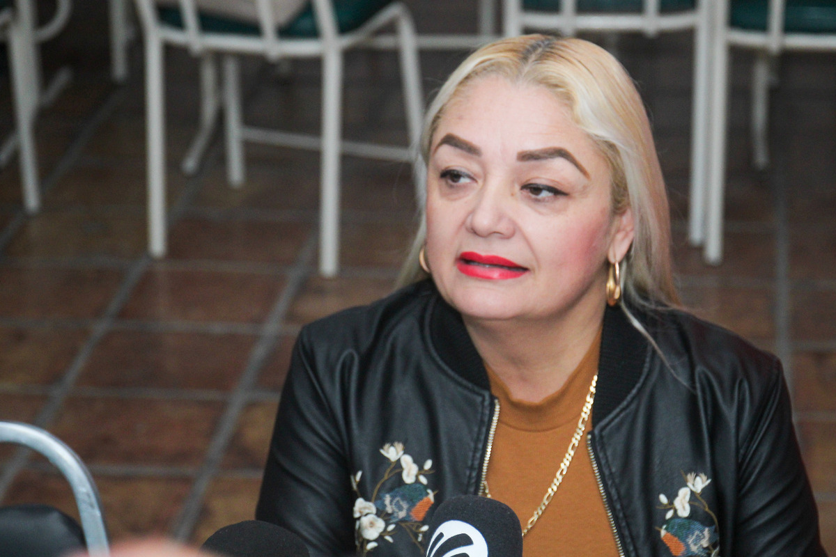 Alcaldesa de Mapimí resalta reducción en los adeudos del Ayuntamiento. (Rolando Riestra)