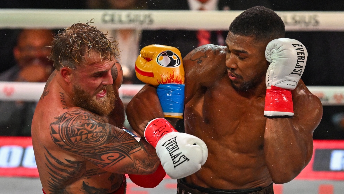 Anthony Joshua se rinde ante Jake Paul tras su pelea: "tiene espíritu y corazón"