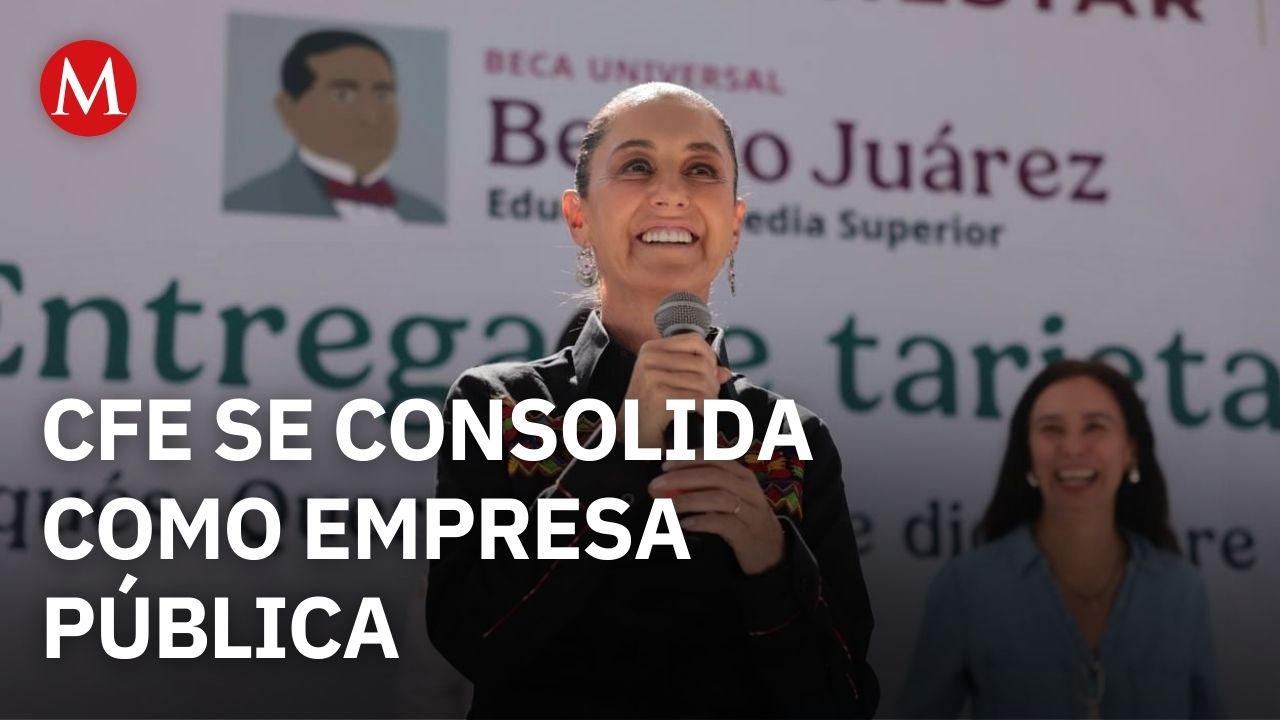 Claudia Sheinbaum inaugura planta de la CFE y destaca fin de la privatización energética en México